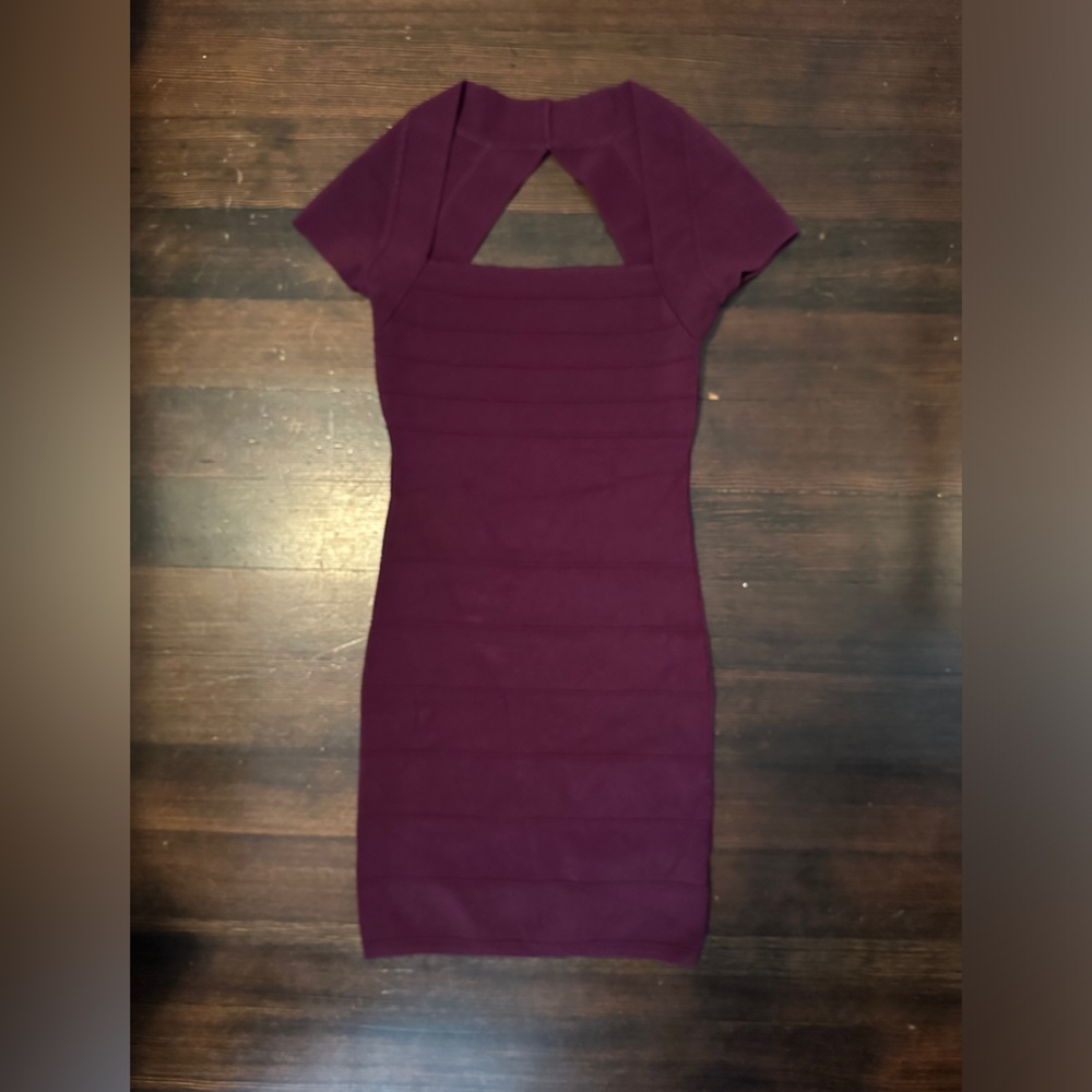 Guess bandage dress - Plum/purple size XS